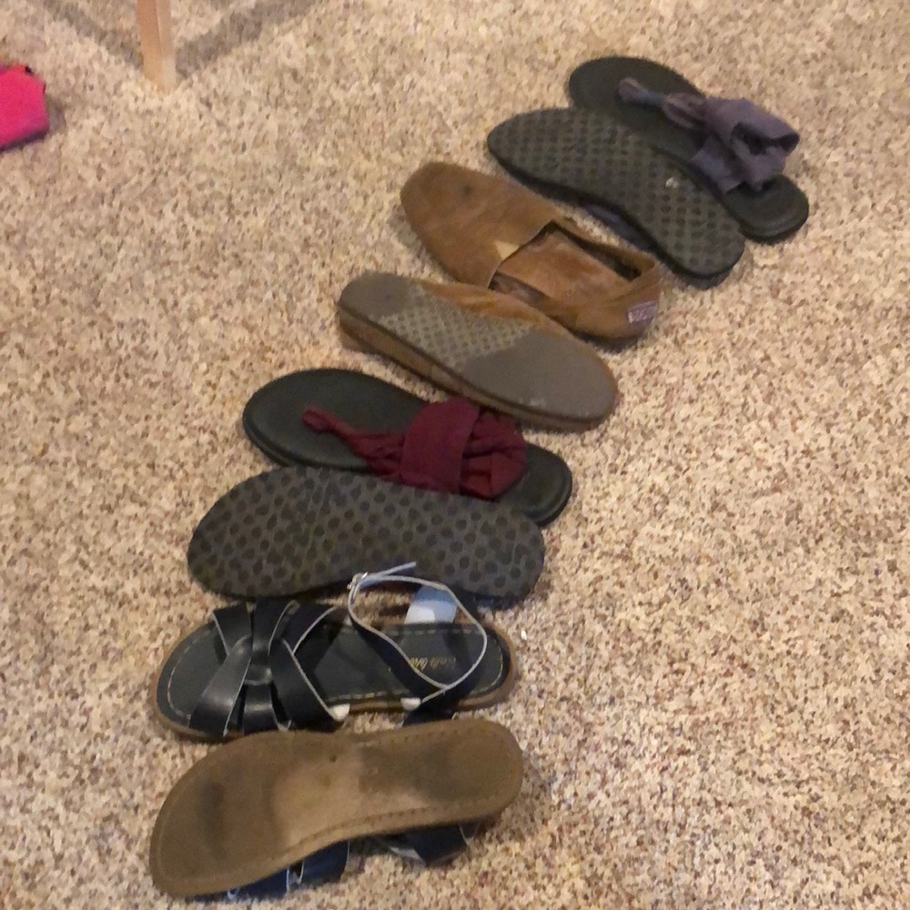 Used sandals that have a lot of life to them